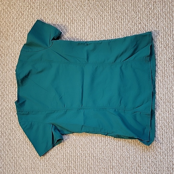 Cherokee Workwear Revolution Women's Scrub Set Size Small Tall Green - Picture 4 of 7